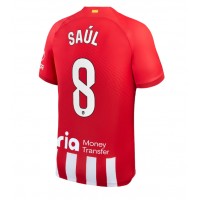 Fotballdrakt Herre Atletico Madrid Saul Niguez #8 Hjemmedrakt 2023-24 Kortermet